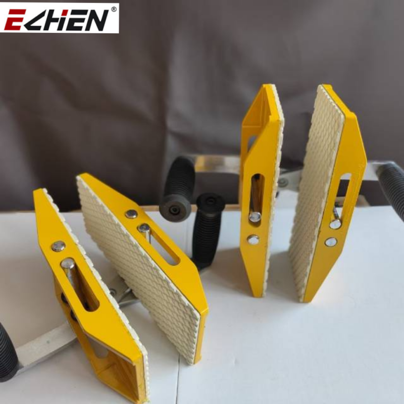White Rubber Stone Carry Clamp
